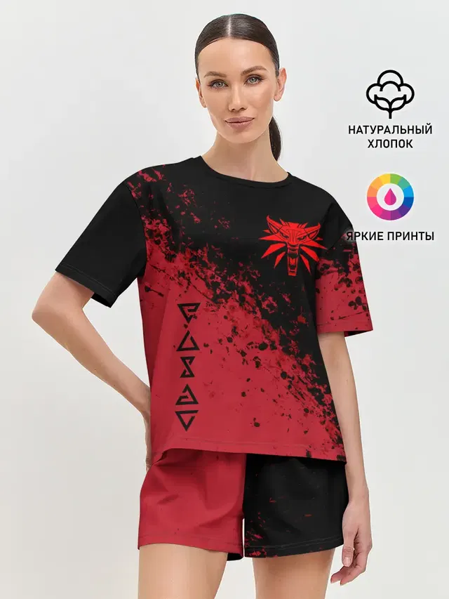 Женская пижама с шортами