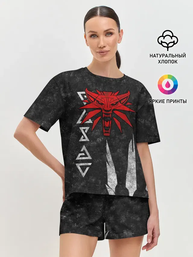 Женская пижама с шортами