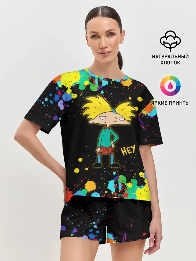 Женская пижама с шортами
