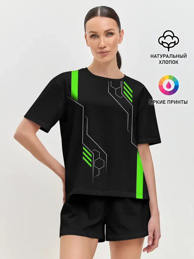 Женская пижама с шортами