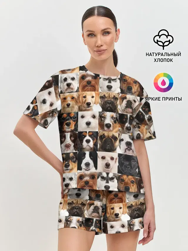 Женская пижама с шортами