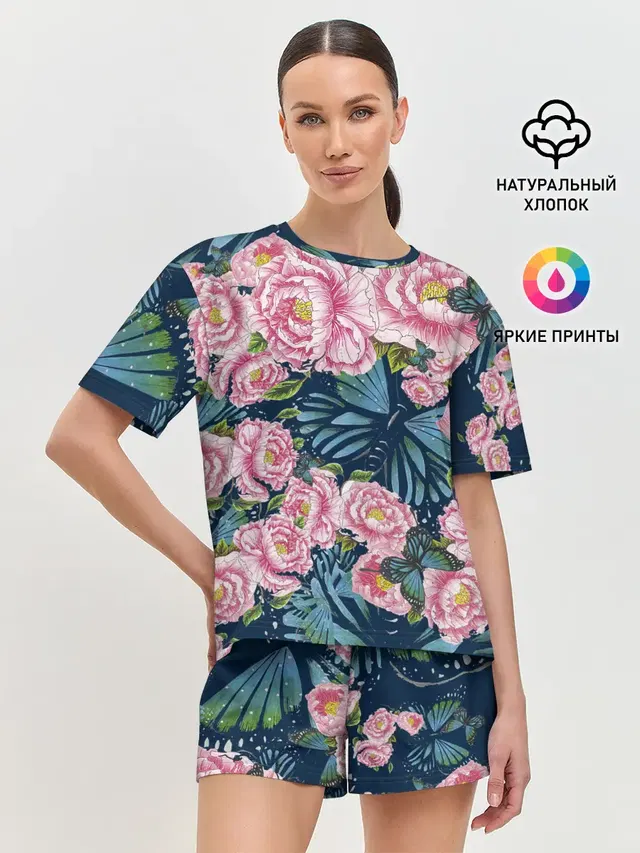 Женская пижама с шортами