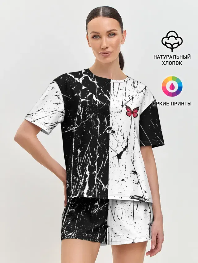 Женская пижама с шортами