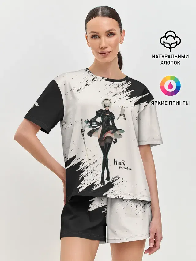 Женская пижама с шортами