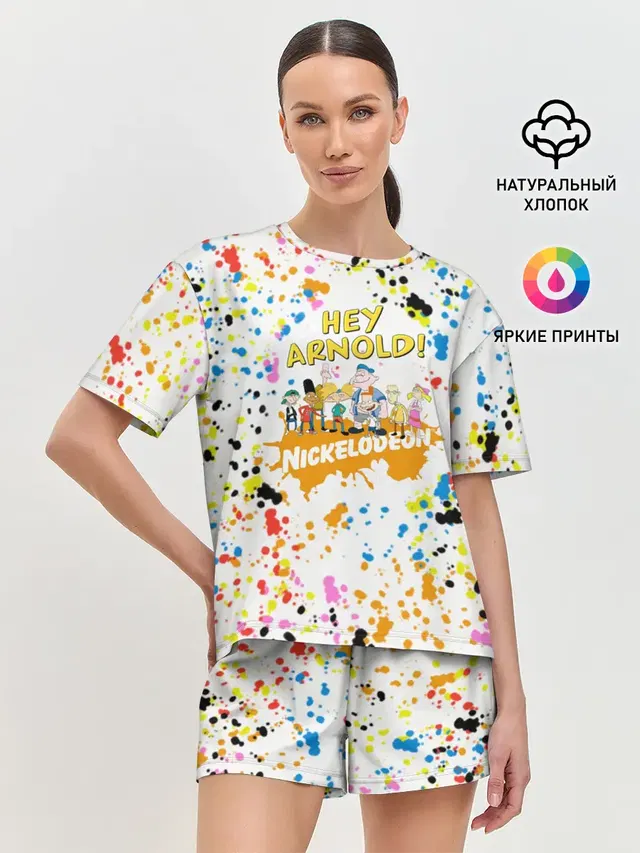 Женская пижама с шортами