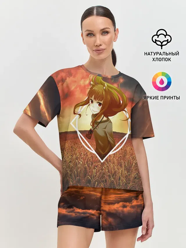 Женская пижама с шортами