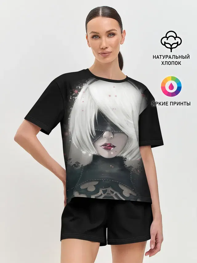 Женская пижама с шортами
