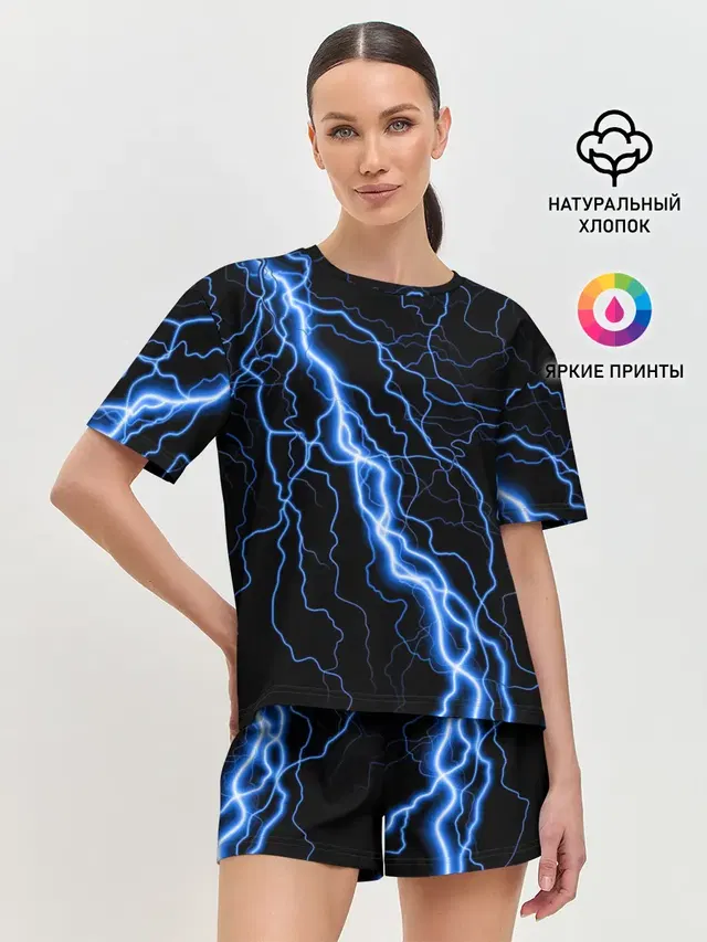 Женская пижама с шортами