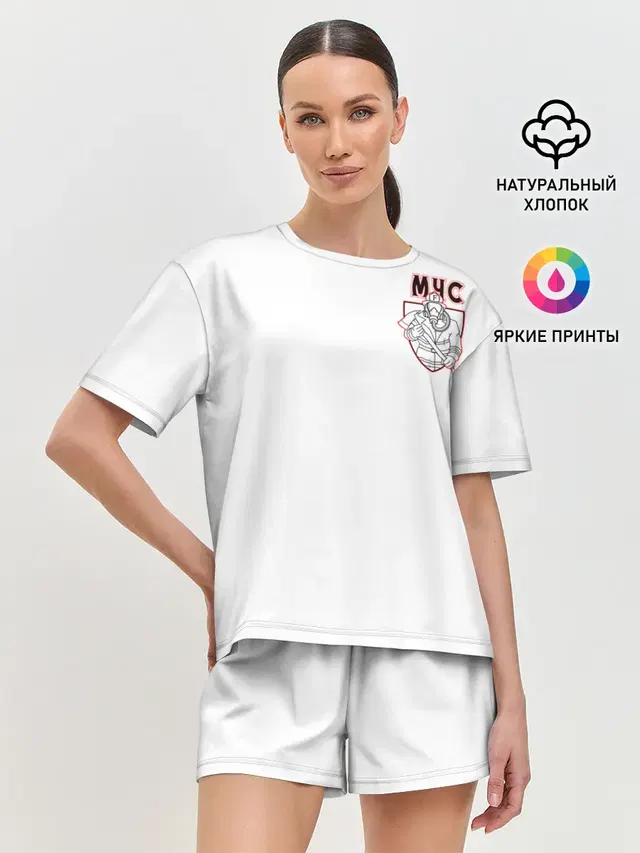 Женская пижама с шортами