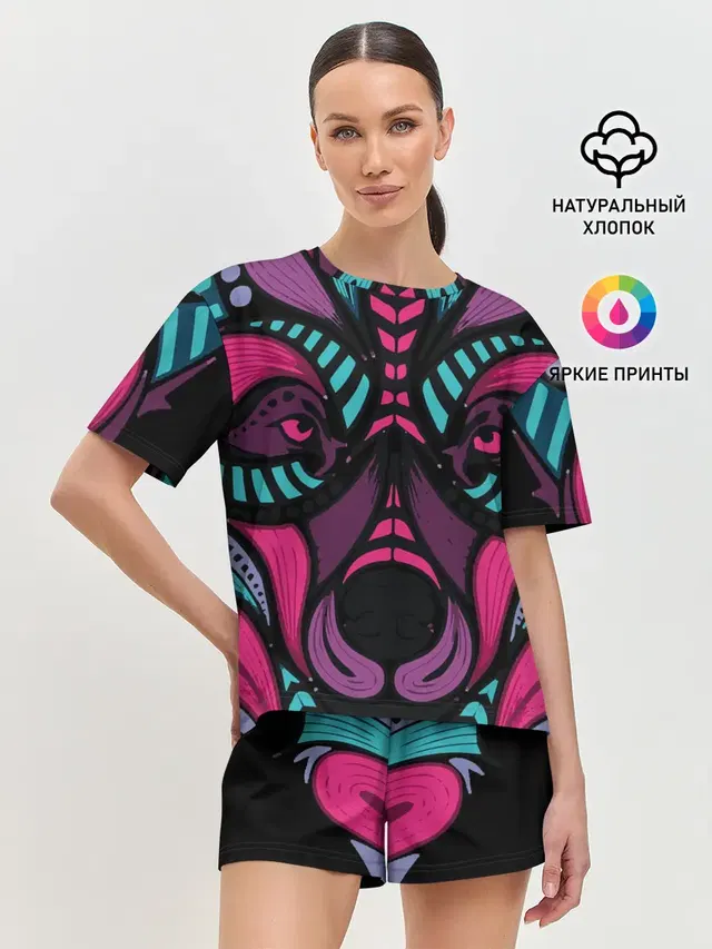 Женская пижама с шортами
