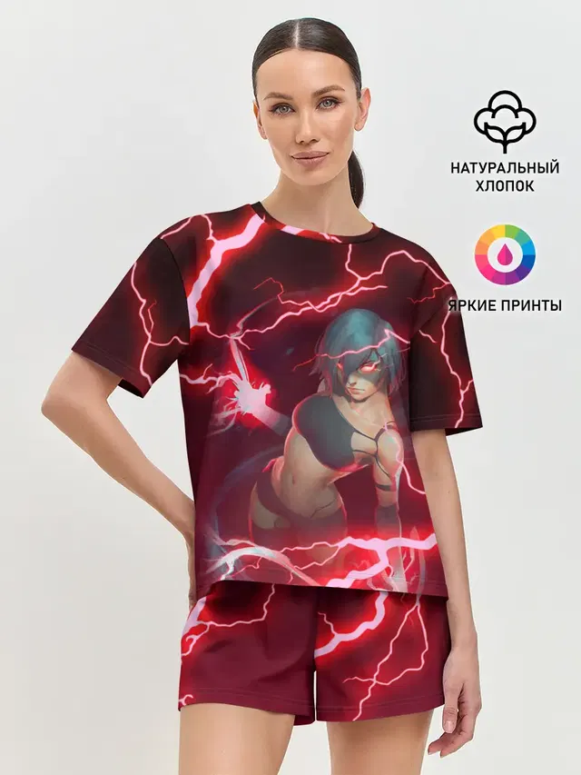 Женская пижама с шортами
