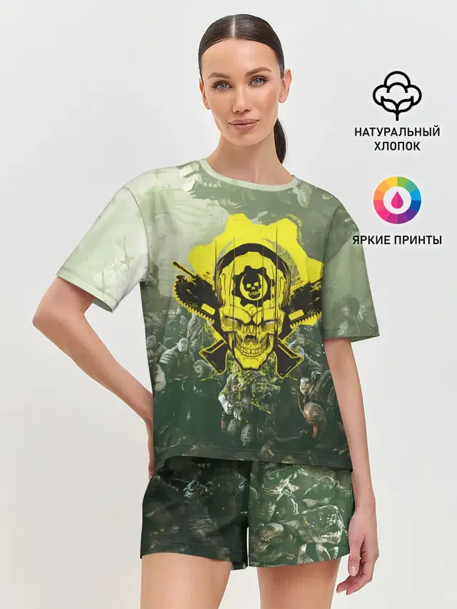 Женская пижама с шортами
