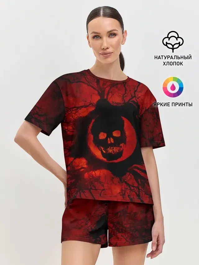 Женская пижама с шортами