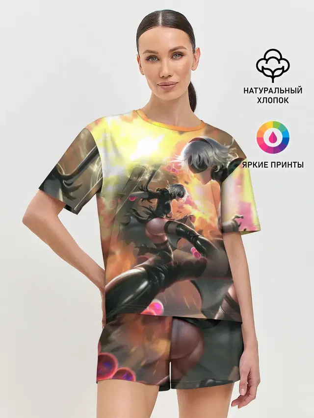 Женская пижама с шортами