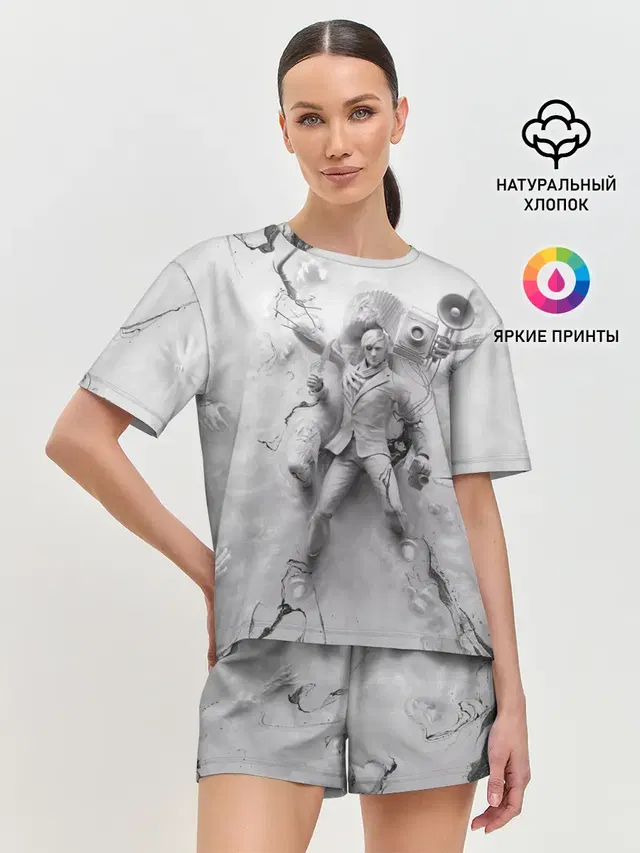 Женская пижама с шортами