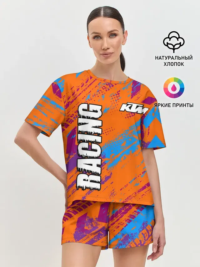 Женская пижама с шортами