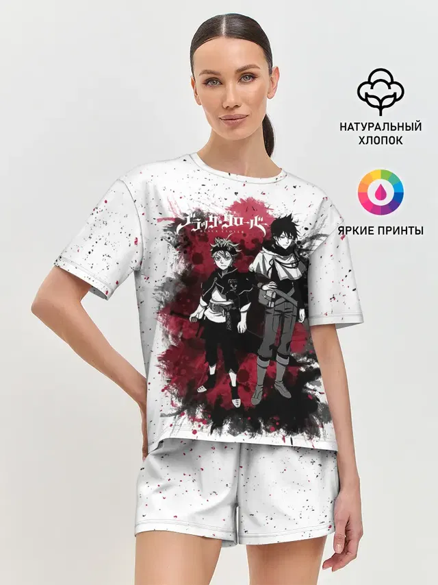 Чёрный клевер Аста и Юно
