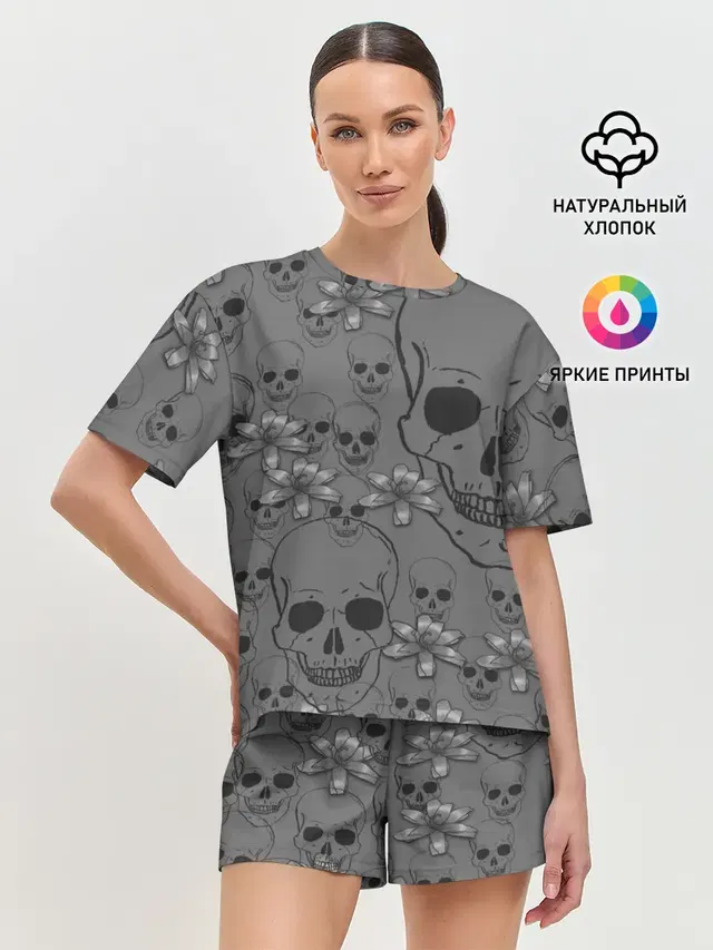 Женская пижама с шортами