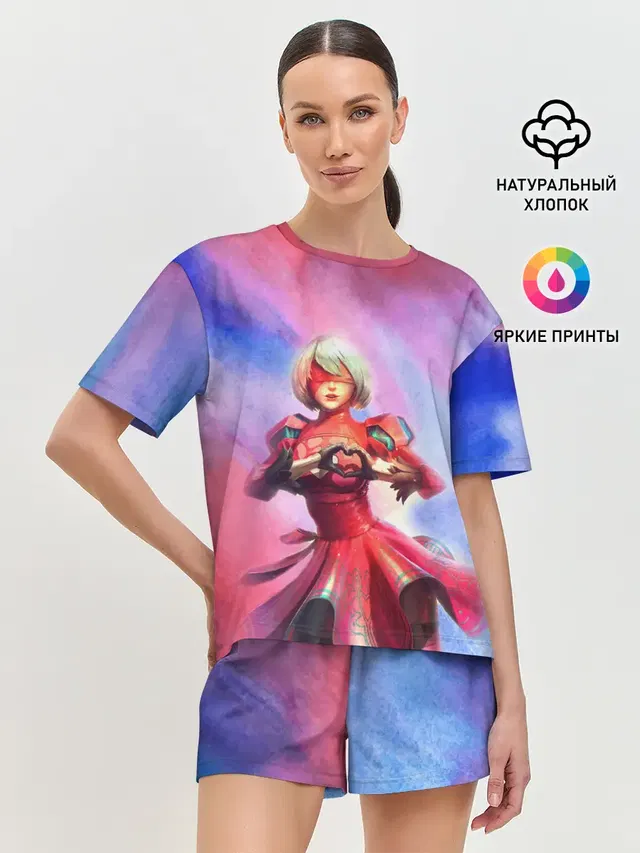 Женская пижама с шортами