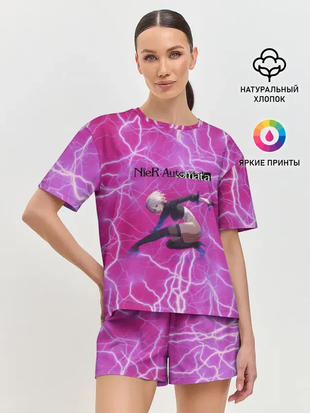 Женская пижама с шортами
