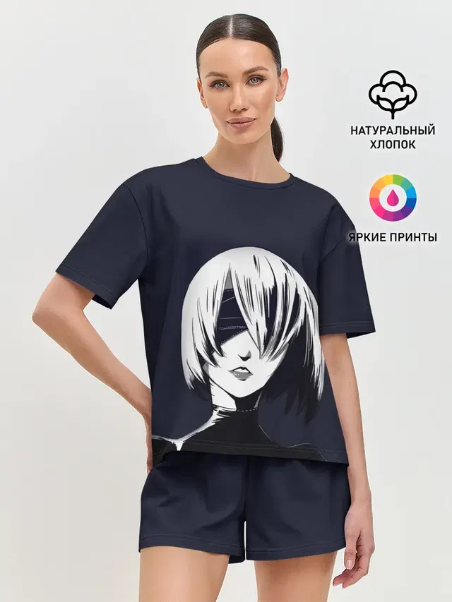 Женская пижама с шортами