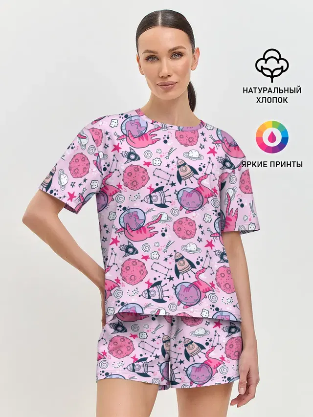 Женская пижама с шортами