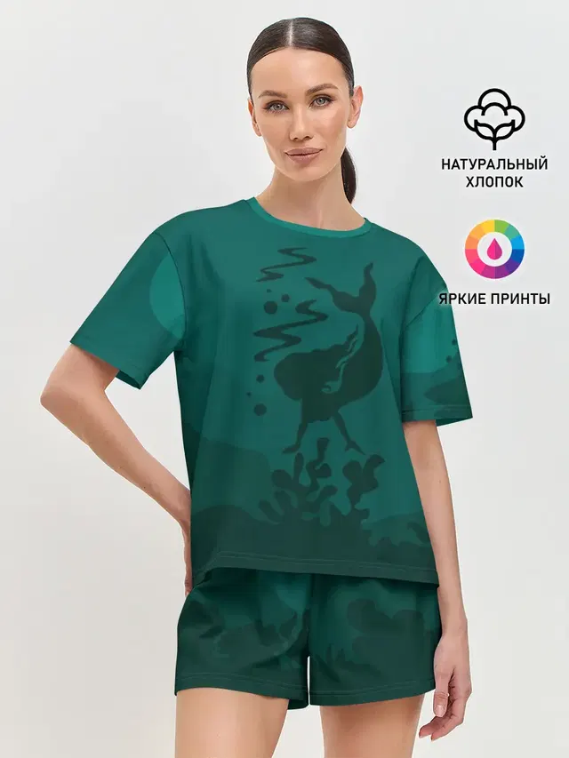 Женская пижама с шортами