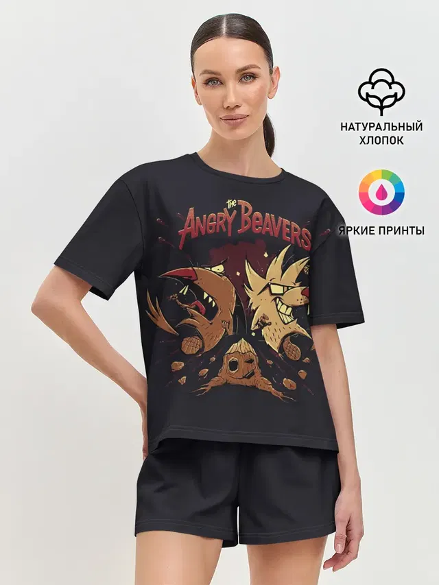 Женская пижама с шортами