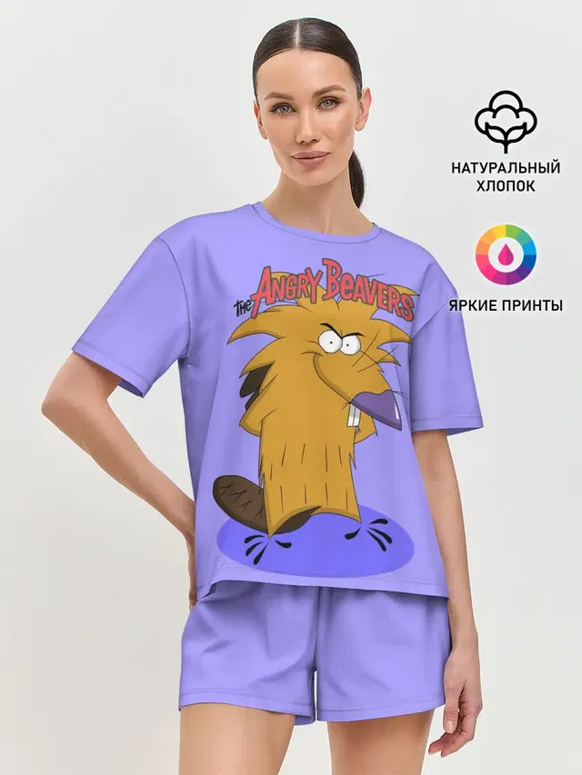 Женская пижама с шортами