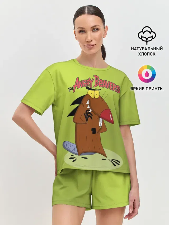 Женская пижама с шортами