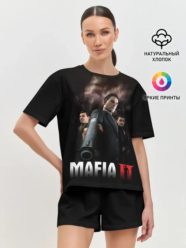 Женская пижама с шортами