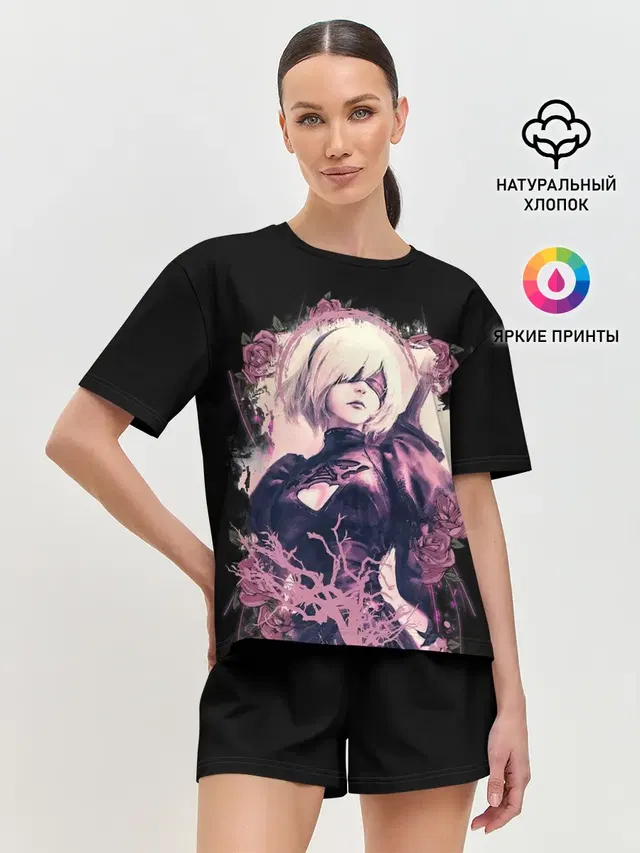 Женская пижама с шортами