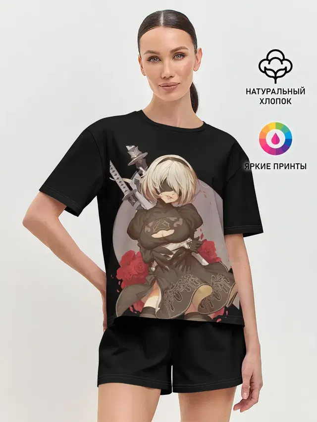 Женская пижама с шортами