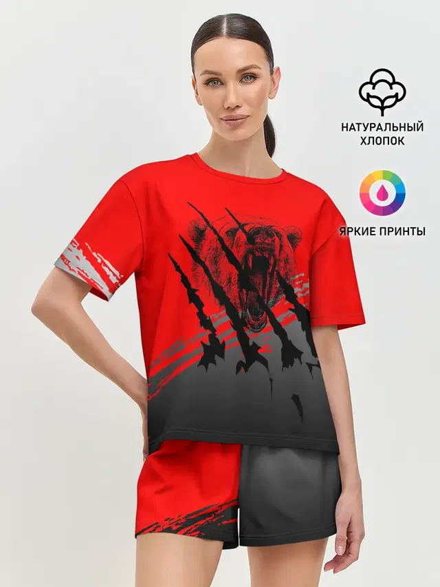 Женская пижама с шортами