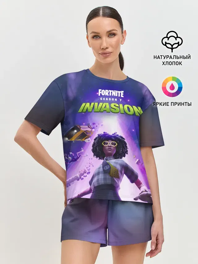 Женская пижама с шортами