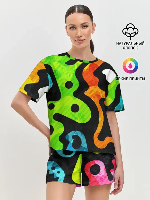 Женская пижама с шортами