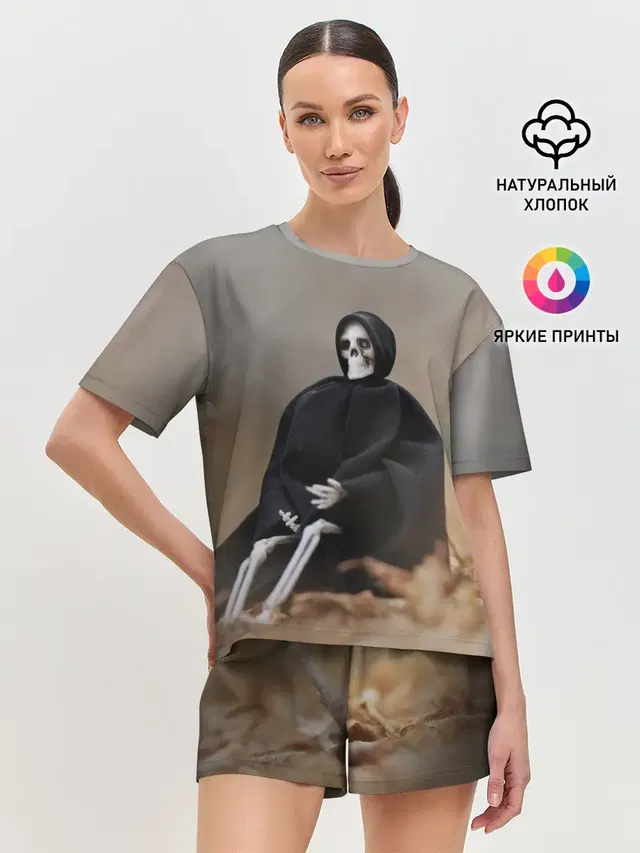 Женская пижама с шортами