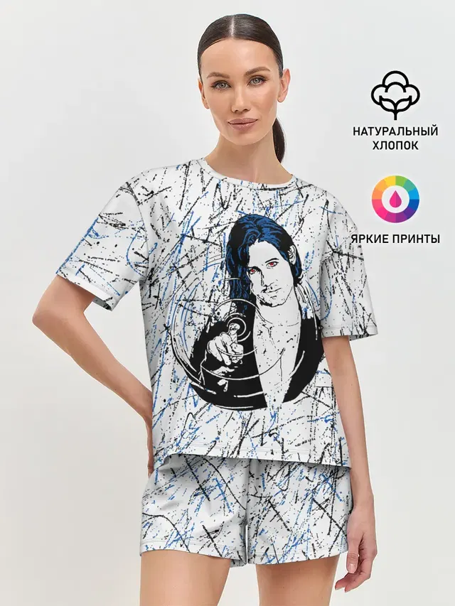 Женская пижама с шортами