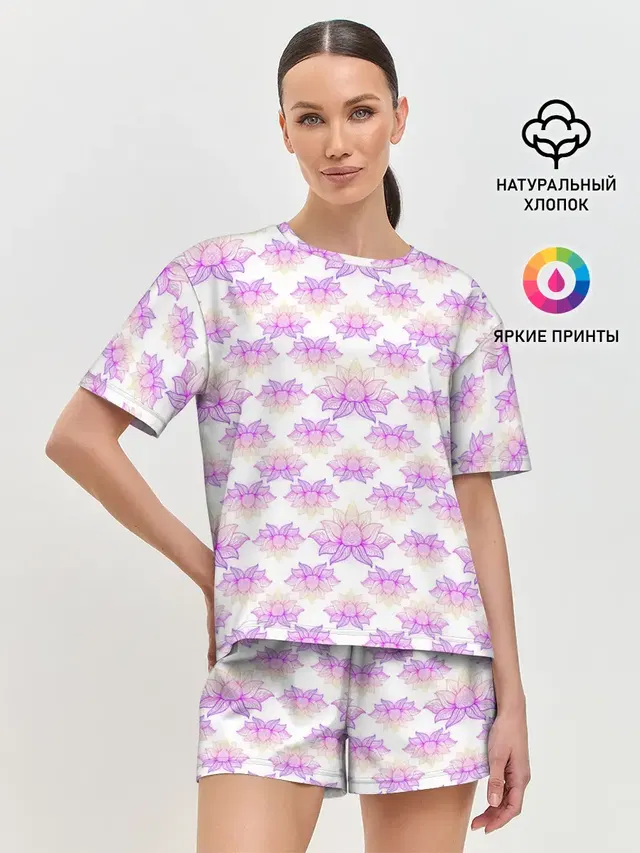 Женская пижама с шортами