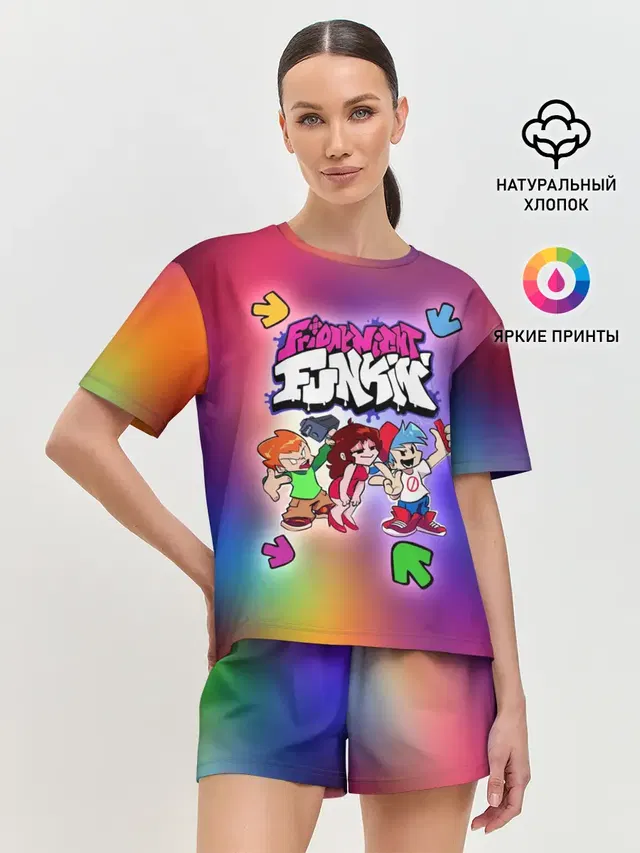Женская пижама с шортами