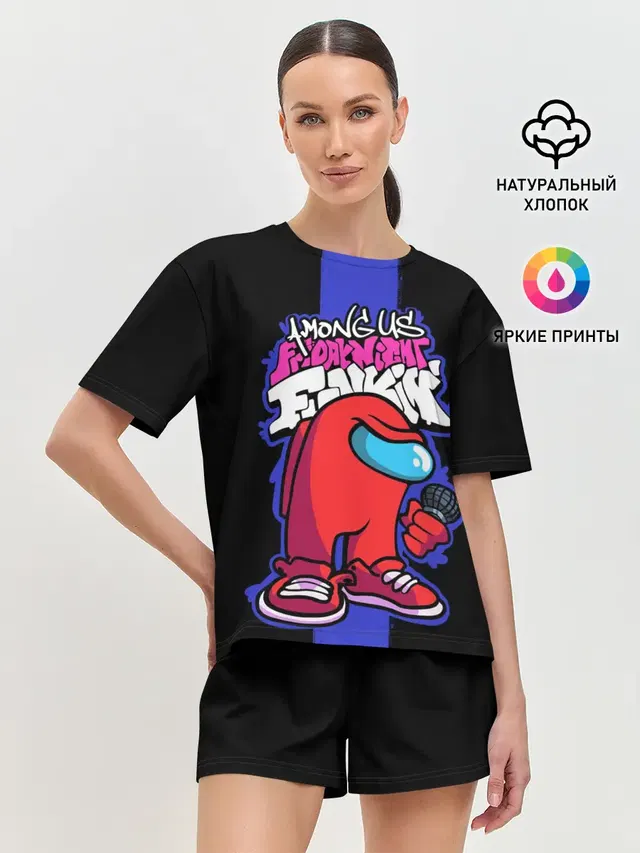 Женская пижама с шортами