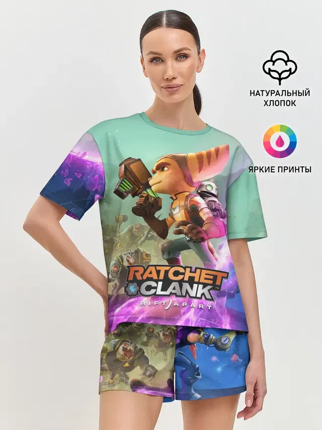 Женская пижама с шортами
