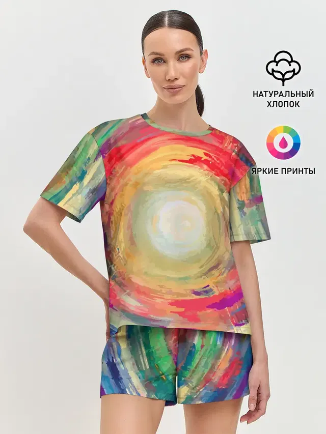 Женская пижама с шортами