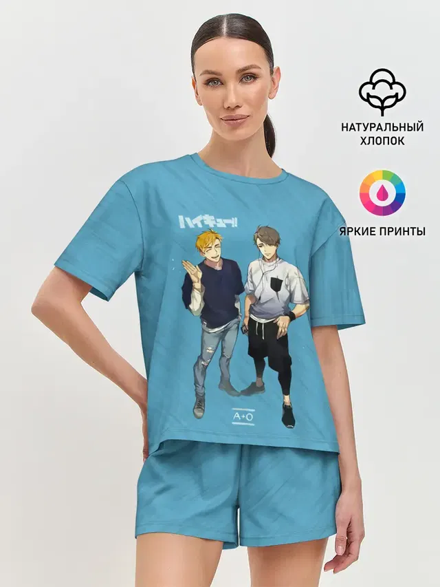 Женская пижама с шортами