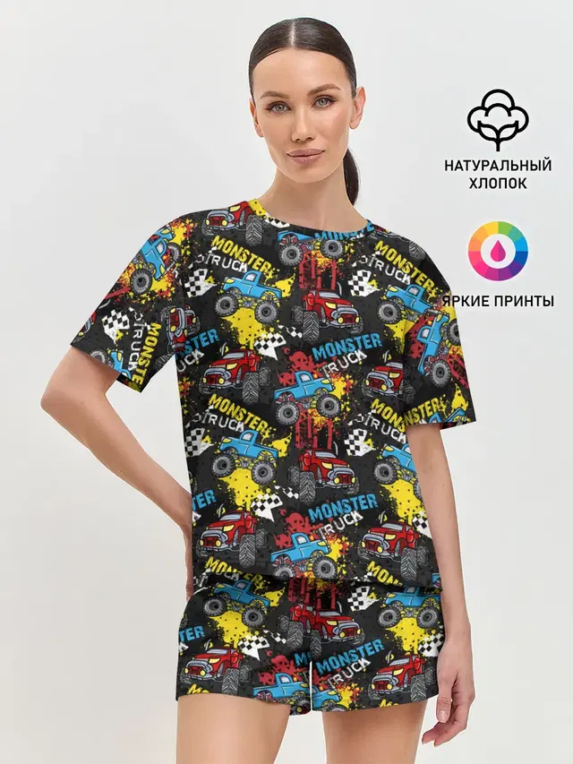 Женская пижама с шортами