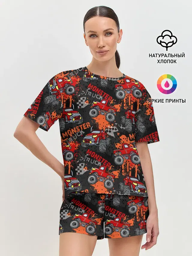 Женская пижама с шортами