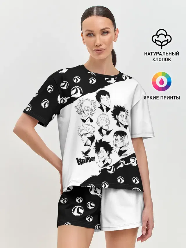 Женская пижама с шортами