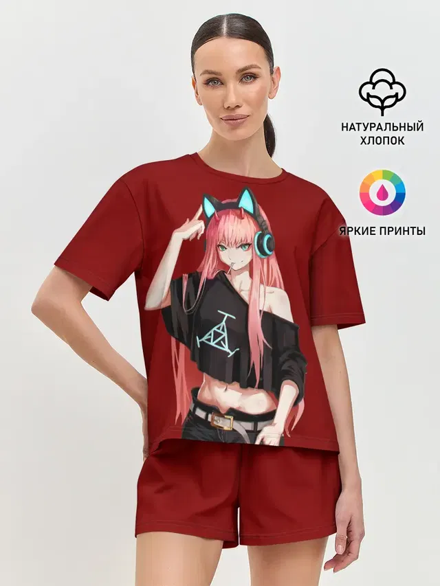 Женская пижама с шортами