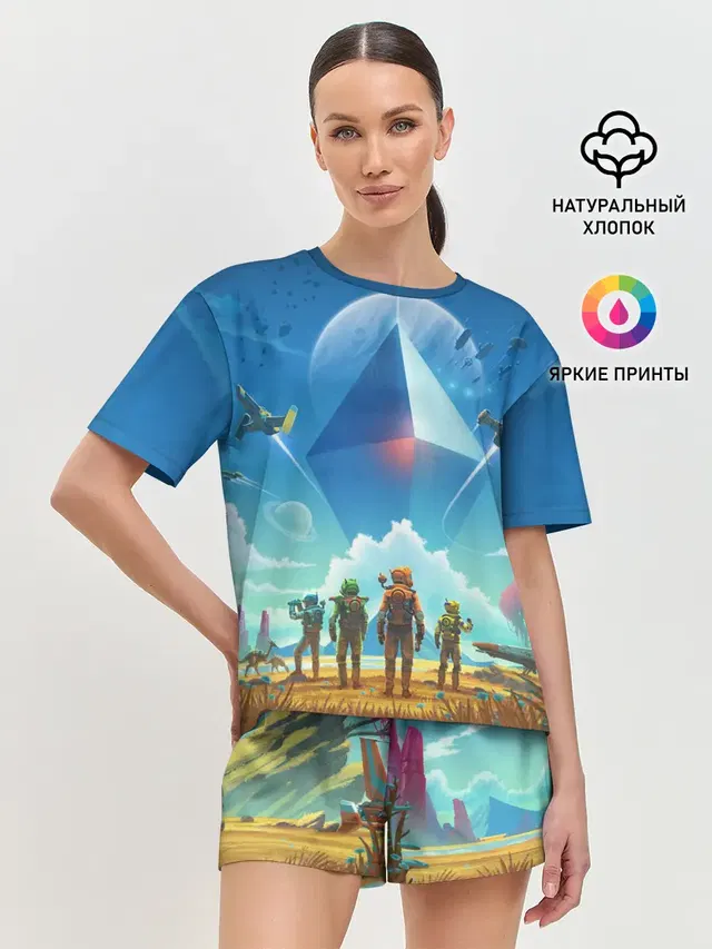 Женская пижама с шортами