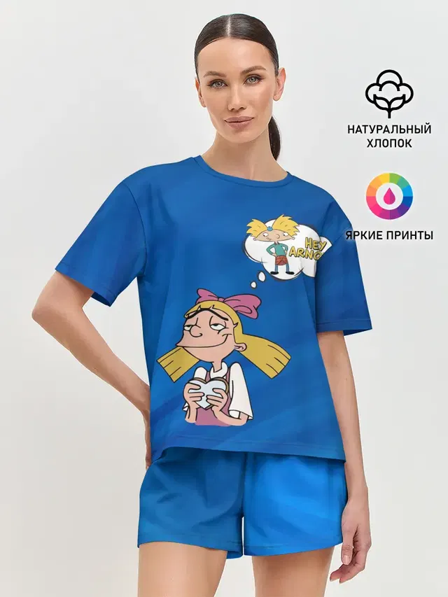 Женская пижама с шортами